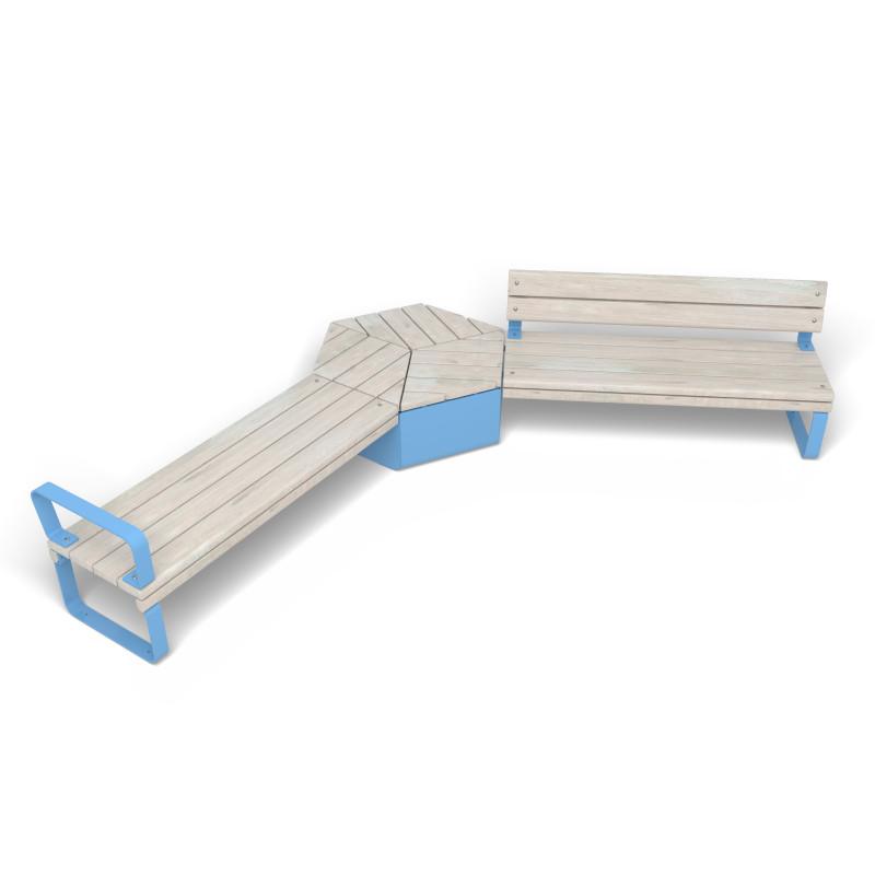 HAGS Rosenlund Bank Combination 2 Standard (Color: Blue) (8114339)