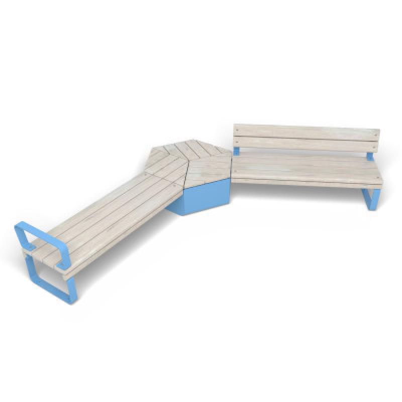 HAGS Rosenlund Bank Combination 2 Standard (Color: Blue) (8114339)