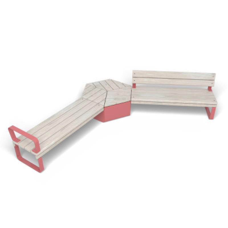 HAGS Rosenlund Bank Combination 2 Standard (Color: Red) (8114342)