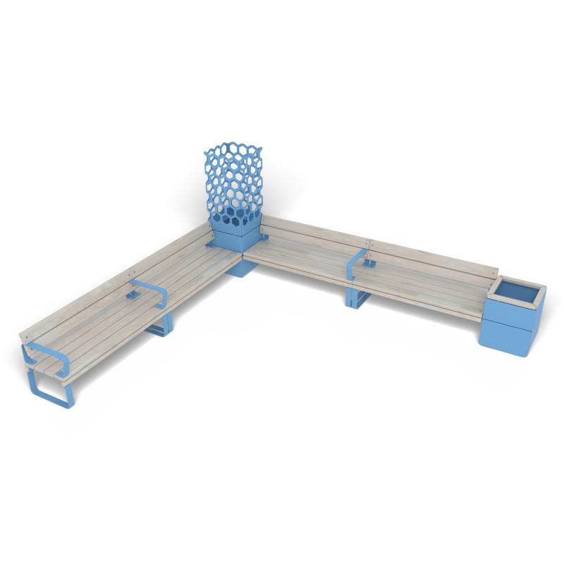 HAGS Rosenlund Bank Combination 5 Standard (Color: Blue) (8114310)