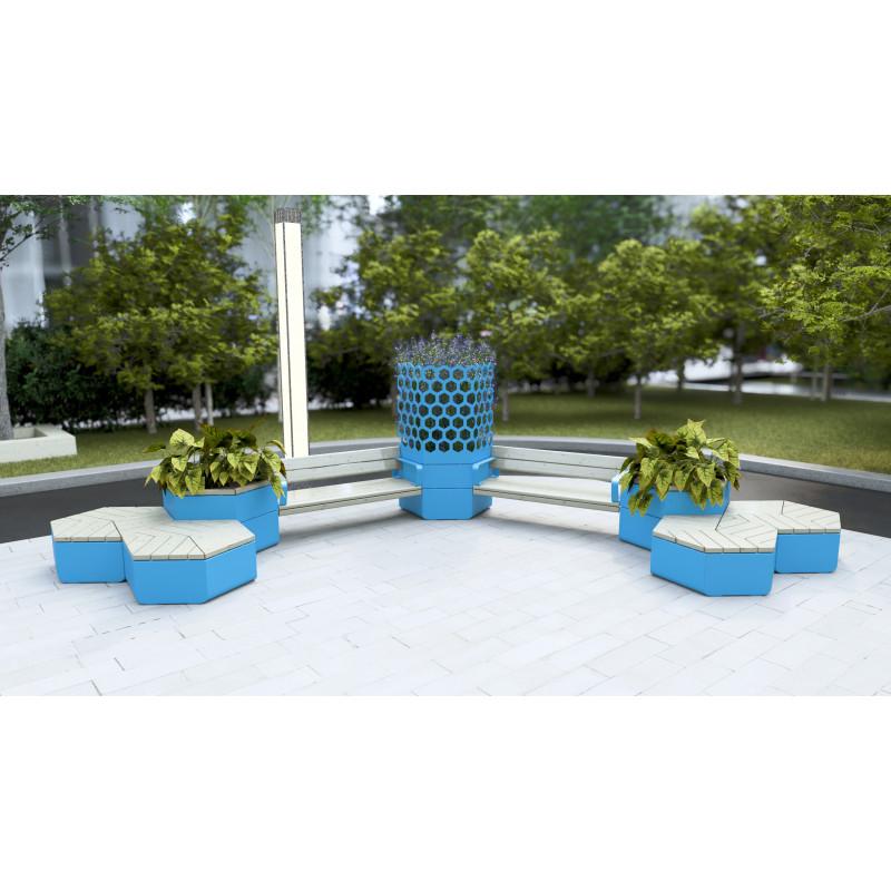 HAGS Rosenlund Bank Combination 6 Standard (Color: Blue) (8114221)