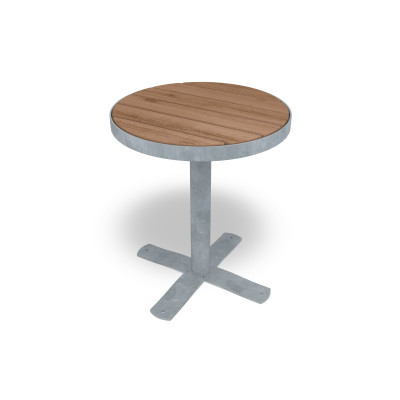 HAGS Round Table Sofiero Thermo Standard - Freestanding (Colour: Galvanized)