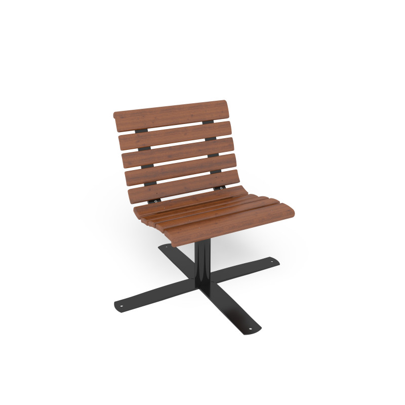 HAGS Armchair Sofiero Swivel Standard - Freestanding (Colour: Brown/Black)