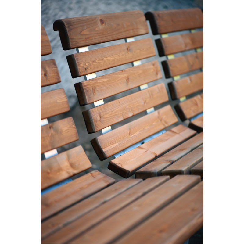 HAGS Armchair Sofiero Rotatable Standard - For Concreting (Colour: Brown/Black)