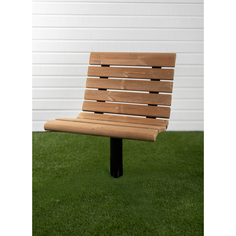HAGS Armchair Sofiero Thermo Rotatable Standard - For Concreting (Colour: Black)
