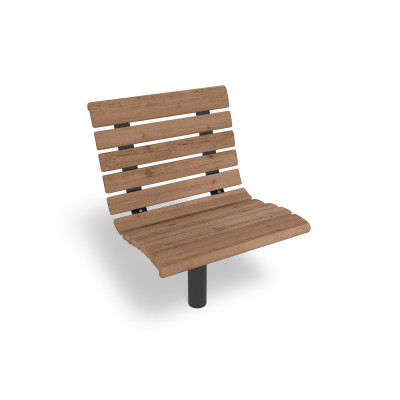 HAGS Armchair Sofiero Thermo Rotatable Standard - For Concreting (Colour: Black)