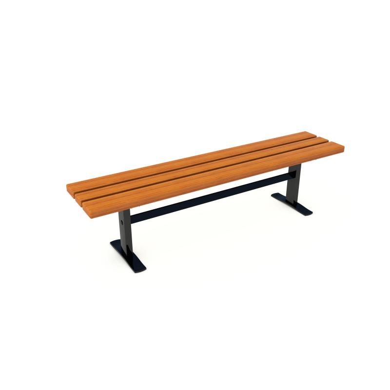 HAGS Ekeby Hardwood Standard Bench Front view