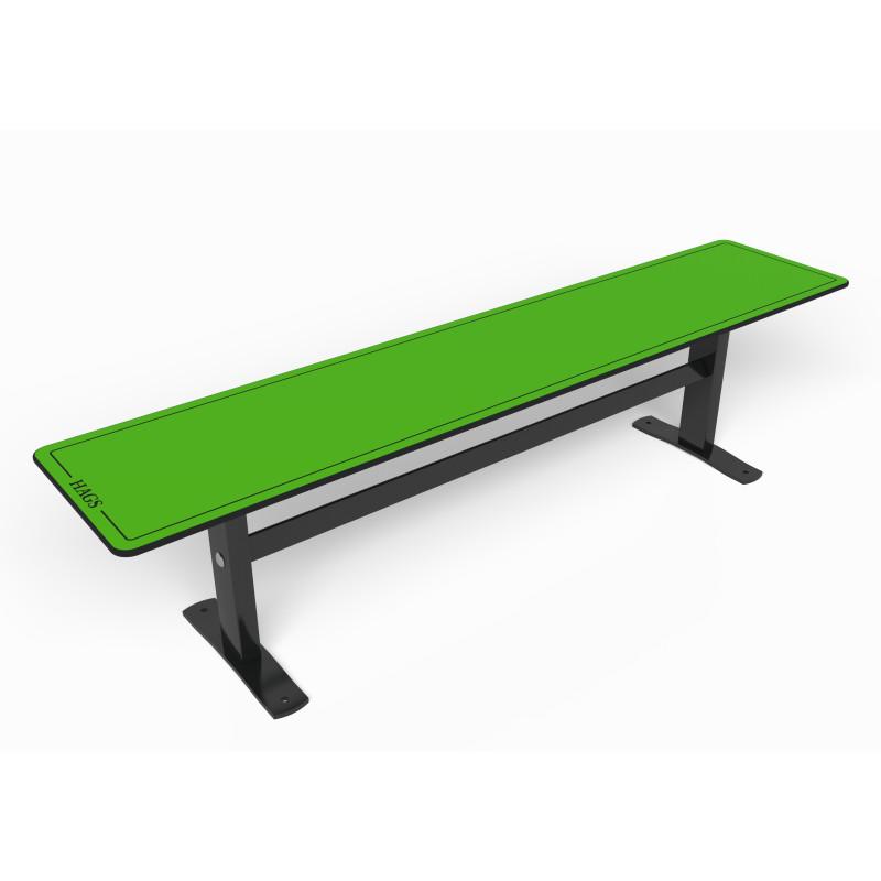 HAGS Ekeby HPL Standard Bench (Color: Green/Black) (8101199)