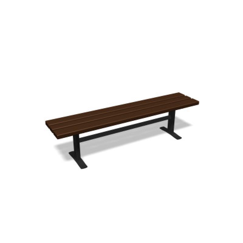 HAGS Ekeby Standard Bench (Color: Black | Recycled Plastic) (8064355)