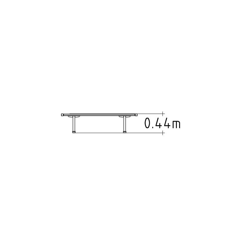 HAGS Pixbo Standard Bench (Color: Black/Galvanized) (8037094)