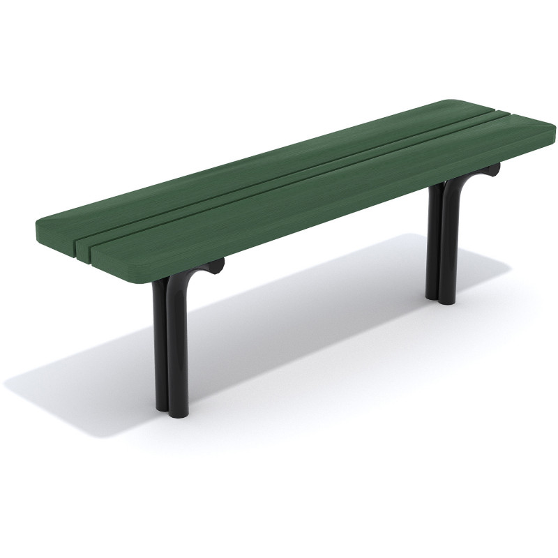 HAGS Rörkröken Standard Bench - For Concreting (Colour: Green/Black)