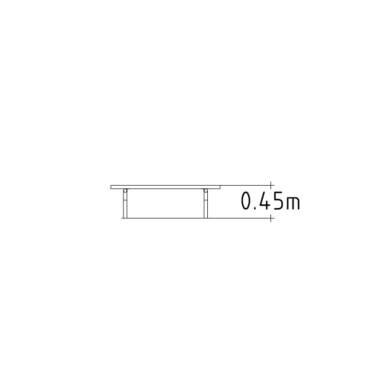 HAGS Rörkröken Standard Bench - For Concreting (Colour: Green/Black)