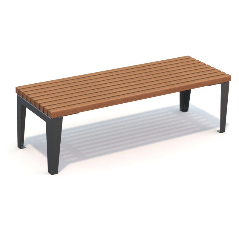 HAGS Bench Rox Hardwood Standard - Freestanding (Colour: Brown/Black) (8035029)