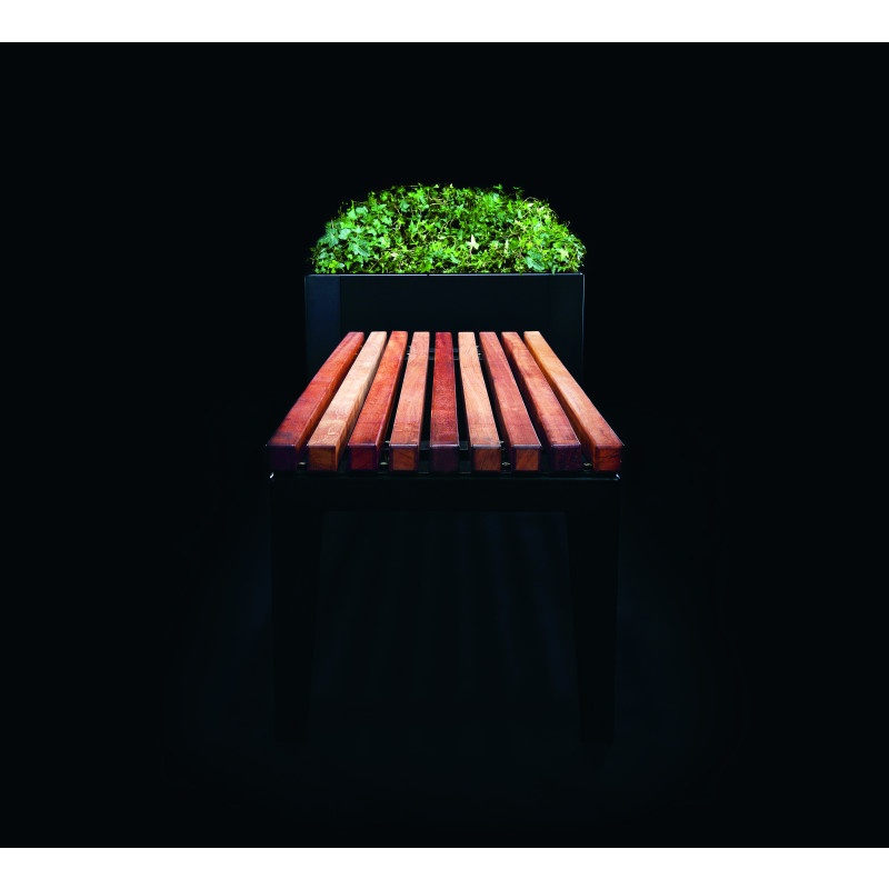HAGS Bench Rox Hardwood Standard - Freestanding (Colour: Brown/Black) (8035029)