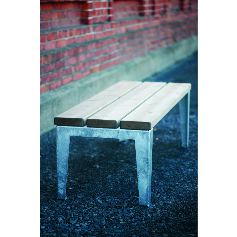 HAGS Bench Rox Standard - Freestanding (Colour: Galvanized) (8034939)