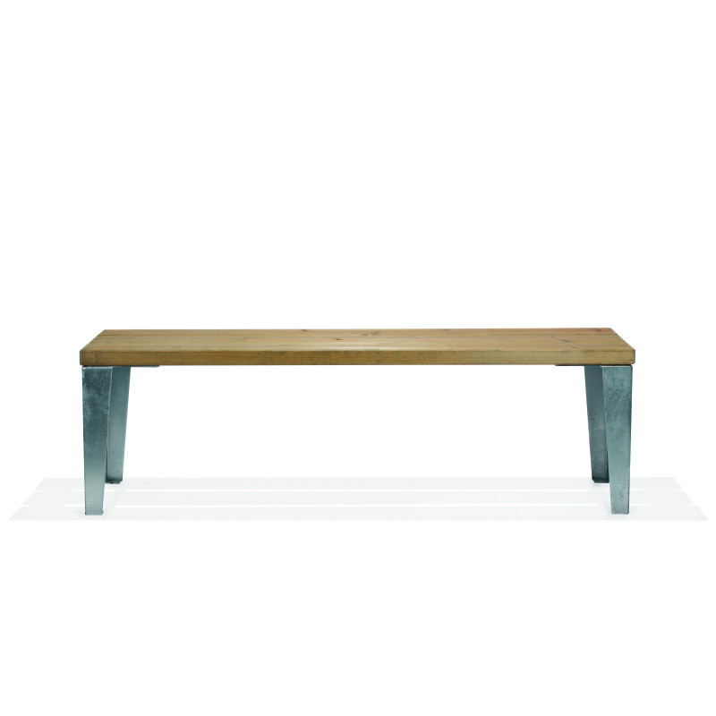 HAGS Bench Rox Standard - Freestanding (Colour: Galvanized) (8034939)