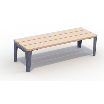 HAGS Bench Rox Standard - Freestanding (Colour: Galvanized) (8034939)