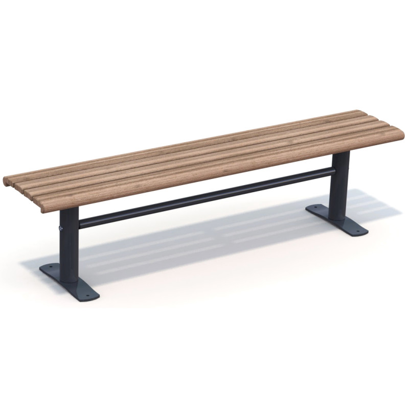 HAGS Bench Sofiero Standard - Freestanding (Colour: Dark Brown/Black)