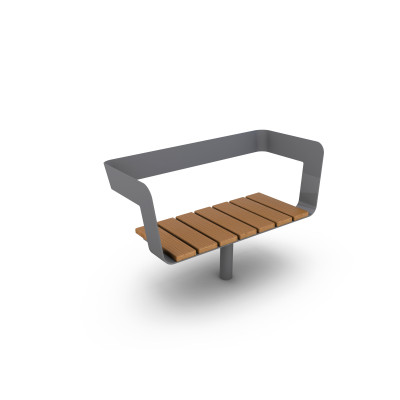 HAGS Spin Bench Fixed Standard - For Concreting (Colour: Dark Brown)