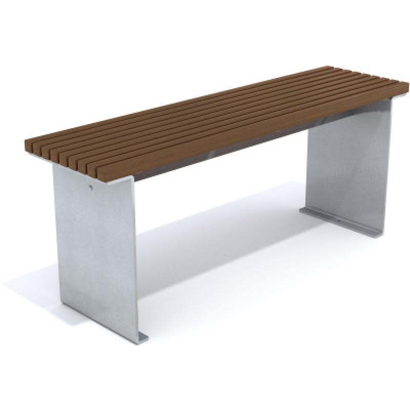 HAGS Birka Hardwood Standard Table (Color: Galvanized | Hardwood) (8003224)