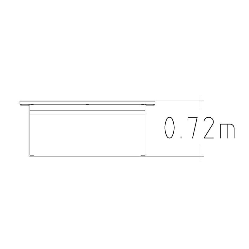 HAGS Birka Standard Table (Color: Teak Red/HDG) (8003221)