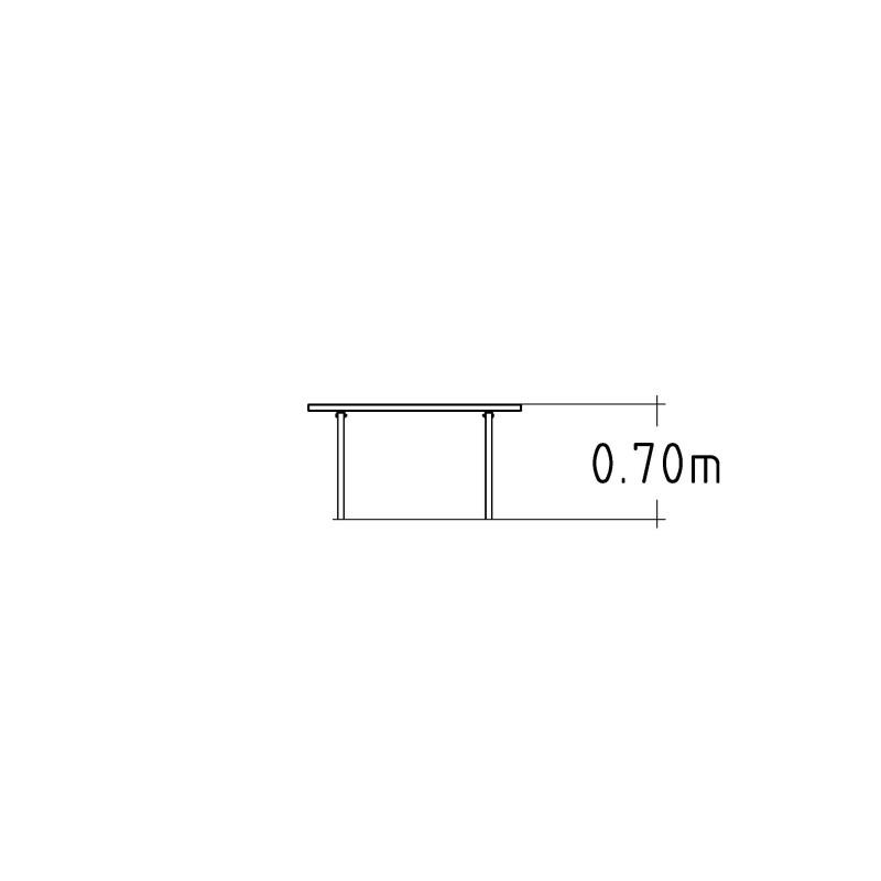 HAGS Ekeby Standard Table (Color: Brown/Black) (8037029)