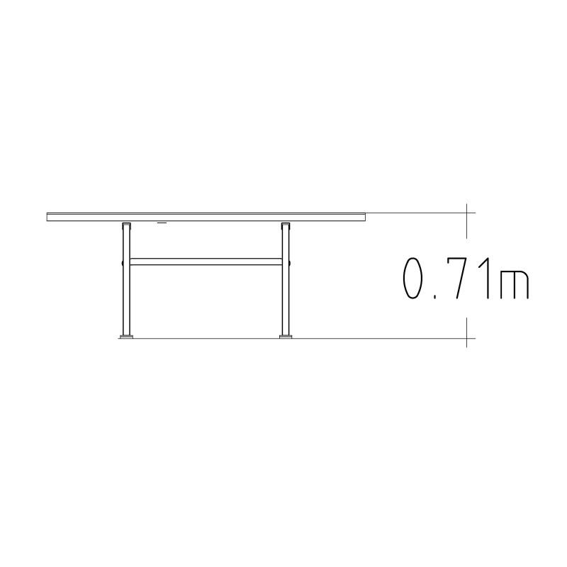 HAGS Ekeby Standard Table (Color: Black | Recycled Plastic) (8064362)