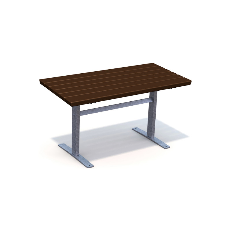 HAGS Ekeby Standard Table (Color: Galvanized | Recycled Plastic) (8064365)
