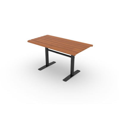 HAGS Table Hardwood Standard - Freestanding (Colour: Brown/Black)