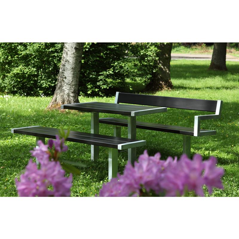 HAGS Pixbo Standard Short Table 1.2 m (Color: Galvanized) (8037090)