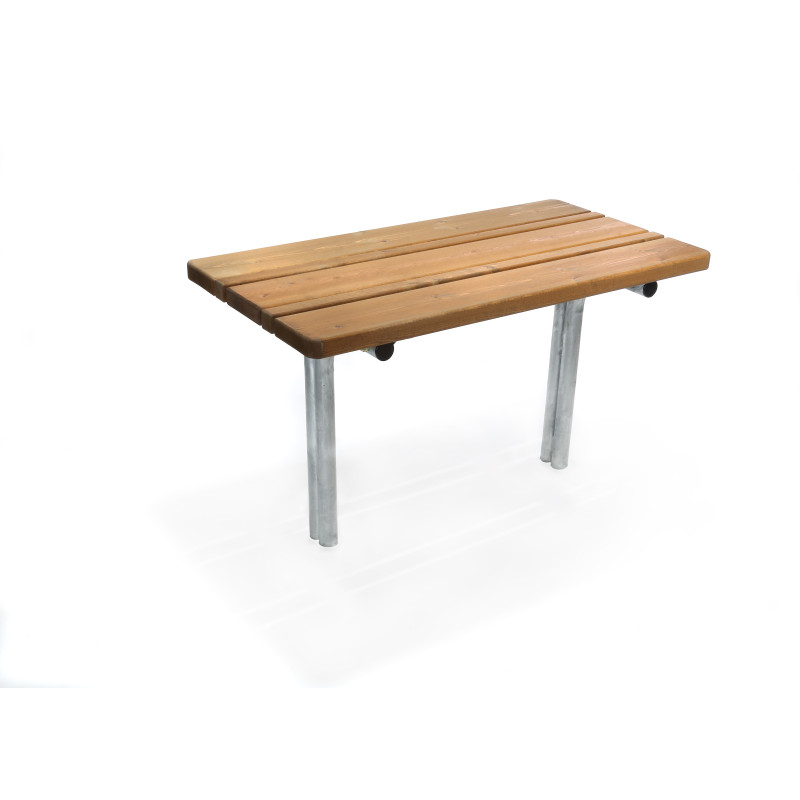 HAGS table Rörkröken Standard - for setting in concrete Front view