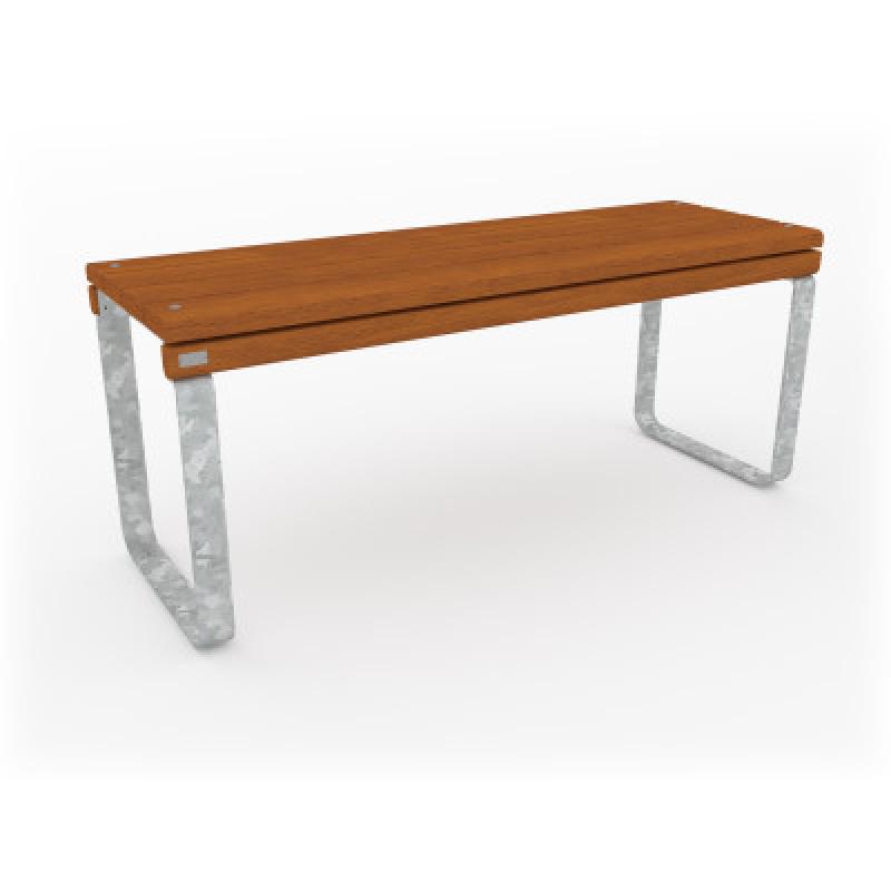 HAGS Rosenlund Hardwood Standard Narrow Table (Color: Galvanized) (8103592)