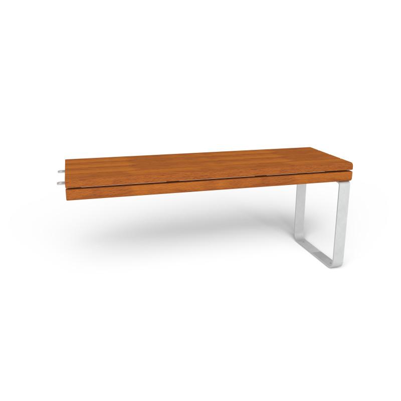 HAGS Rosenlund Hardwood Standard Modular Narrow Table 1 Side Front view
