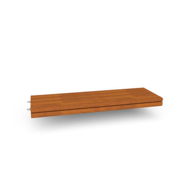 HAGS Rosenlund Hardwood Standard Modular Narrow Table 2 Sides (Color: Galvanized | Hardwood) (8103627)