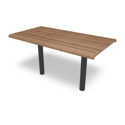 HAGS table Sofiero Thermo Standard - for setting in concrete (color: black)