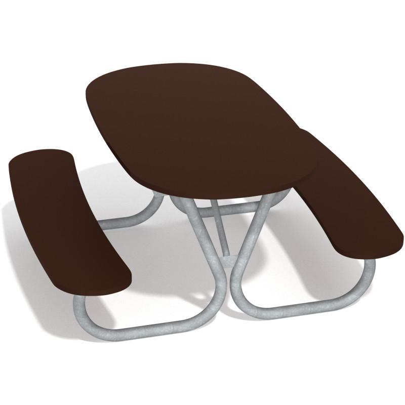 HAGS Tabletop for Picnic Table / Play Table Banana 8002653 Standard Front view