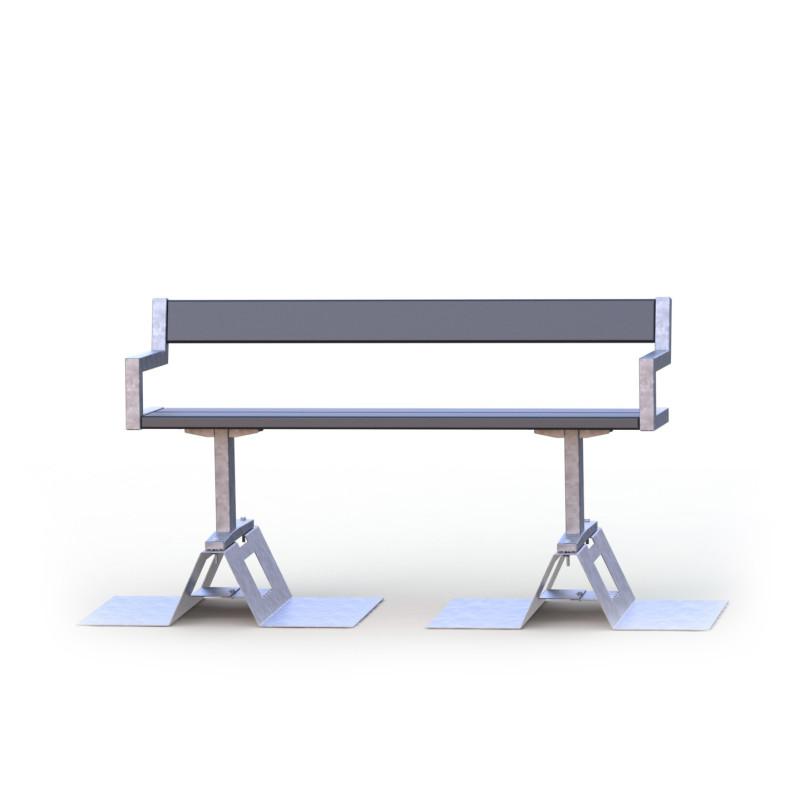 HAGS Standard Bench Anchoring Front view