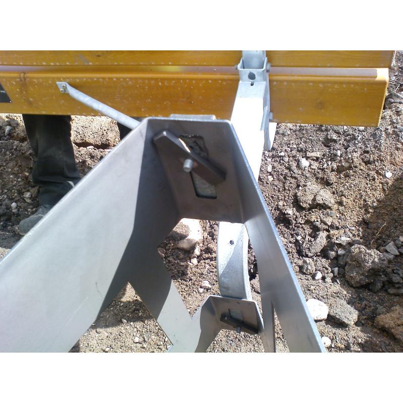 HAGS Standard Bench Anchoring (Color: Galvanized) (8025744)