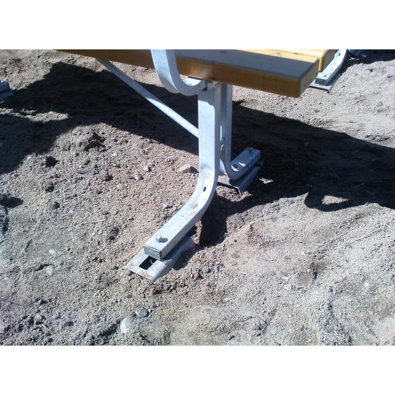 HAGS Standard Bench Anchoring (Color: Galvanized) (8025744)
