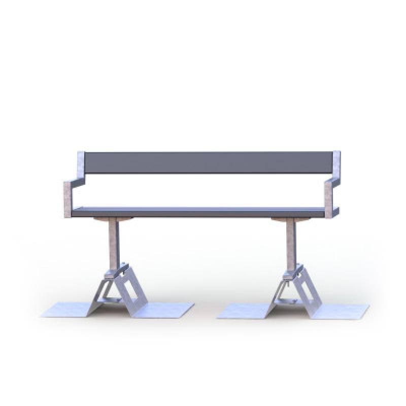 HAGS Standard Bench Anchoring (Color: Galvanized) (8025744)